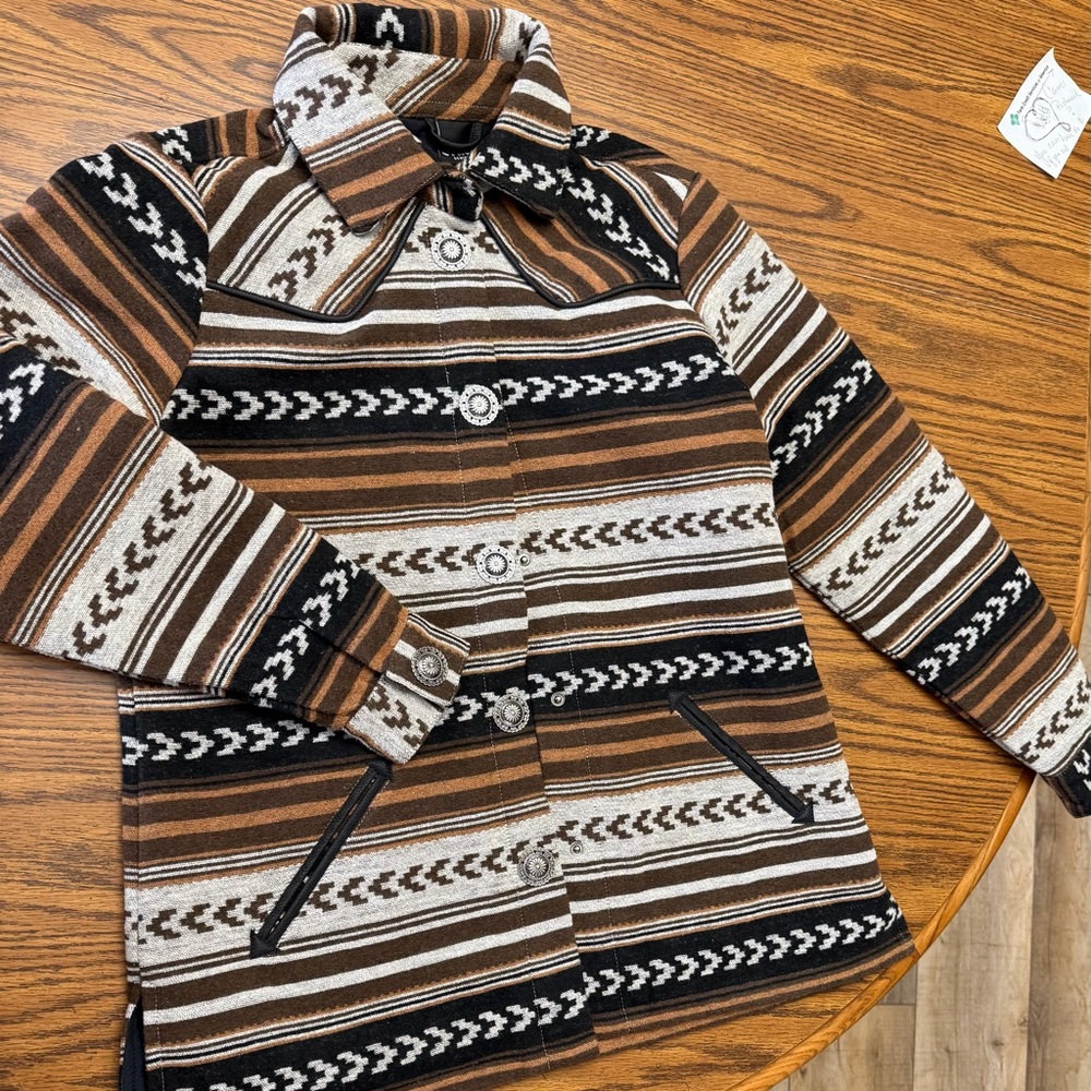 Cruel Girl Denim Striped Jacket